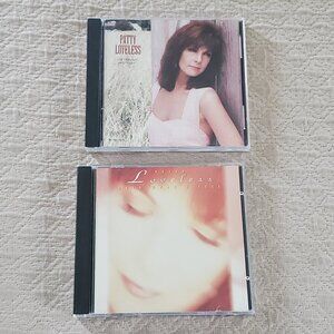 2 Patty Loveless CD Lot: 1991 Up Against My Heart & 1993 Only What I Feel MINT